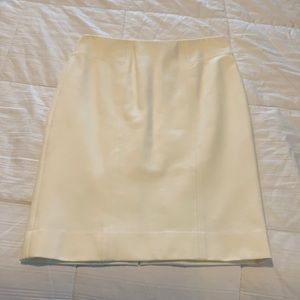 Brand new cream colored pencil skirt